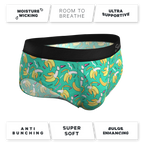 The Health Class | Retro Banana Ball Hammock® Pouch Underwear Briefs - Shinesty