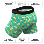 The Health Class | Retro Banana Ball Hammock® Pouch Underwear With Fly - Shinesty