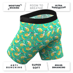 The Health Class | Retro Banana Ball Hammock® Boxer - Long Leg - Shinesty