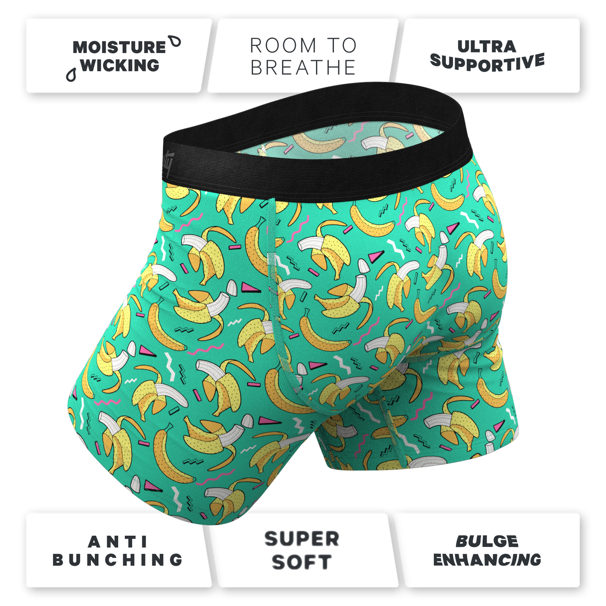 The Health Class | Retro Banana Ball Hammock® Pouch Underwear - Shinesty