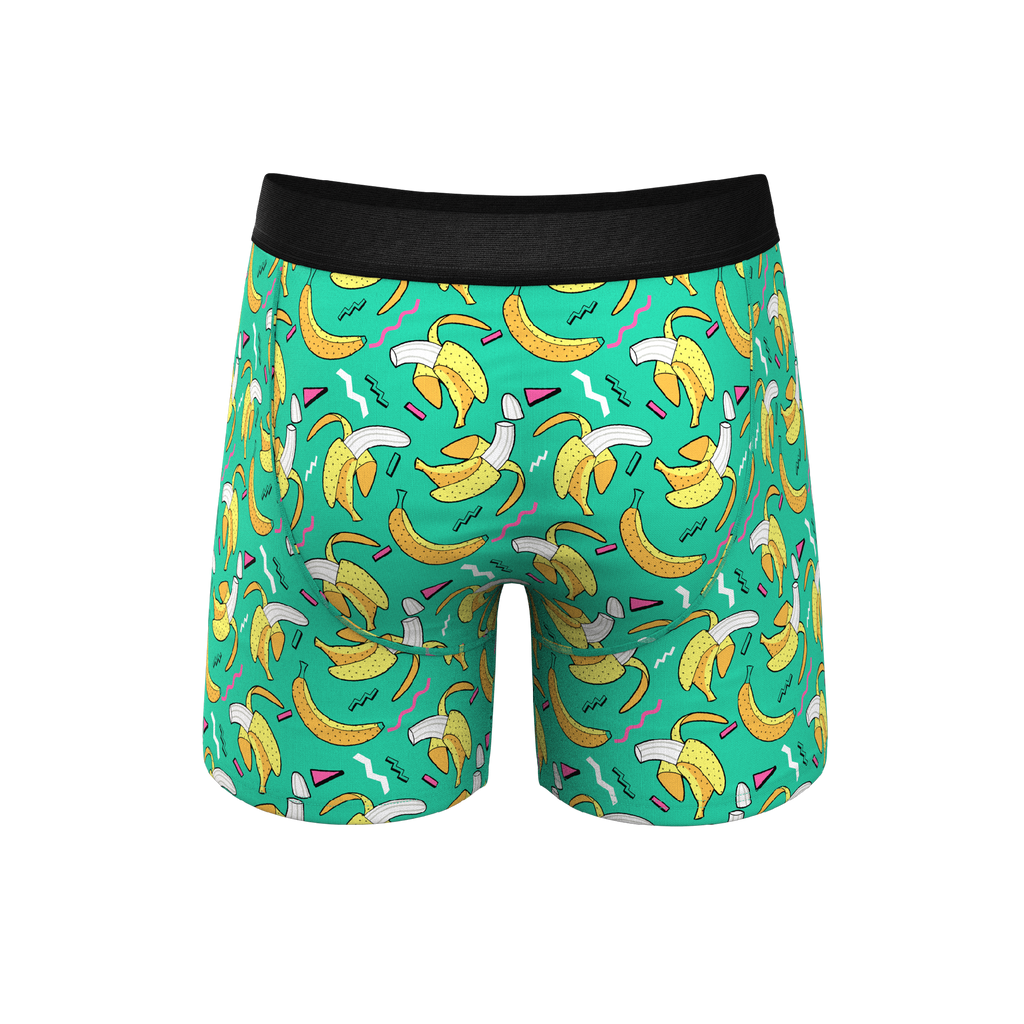 The Health Class | Retro Banana Ball Hammock® Pouch Underwear With Fly - Shinesty