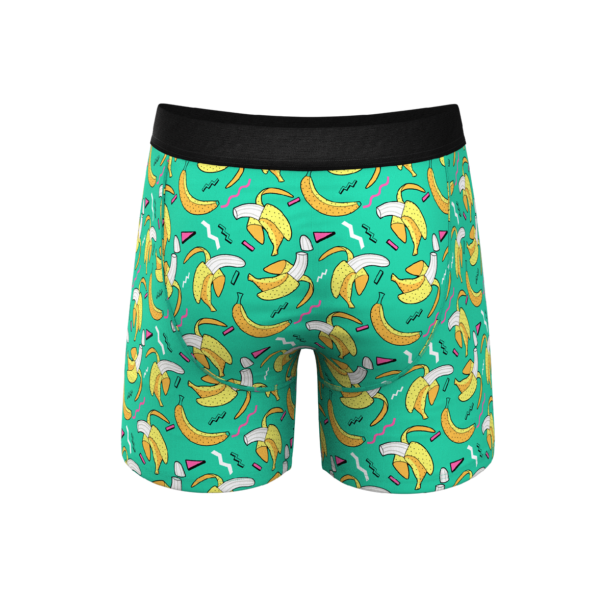 The Health Class | Retro Banana Ball Hammock® Pouch Underwear With Fly - Shinesty
