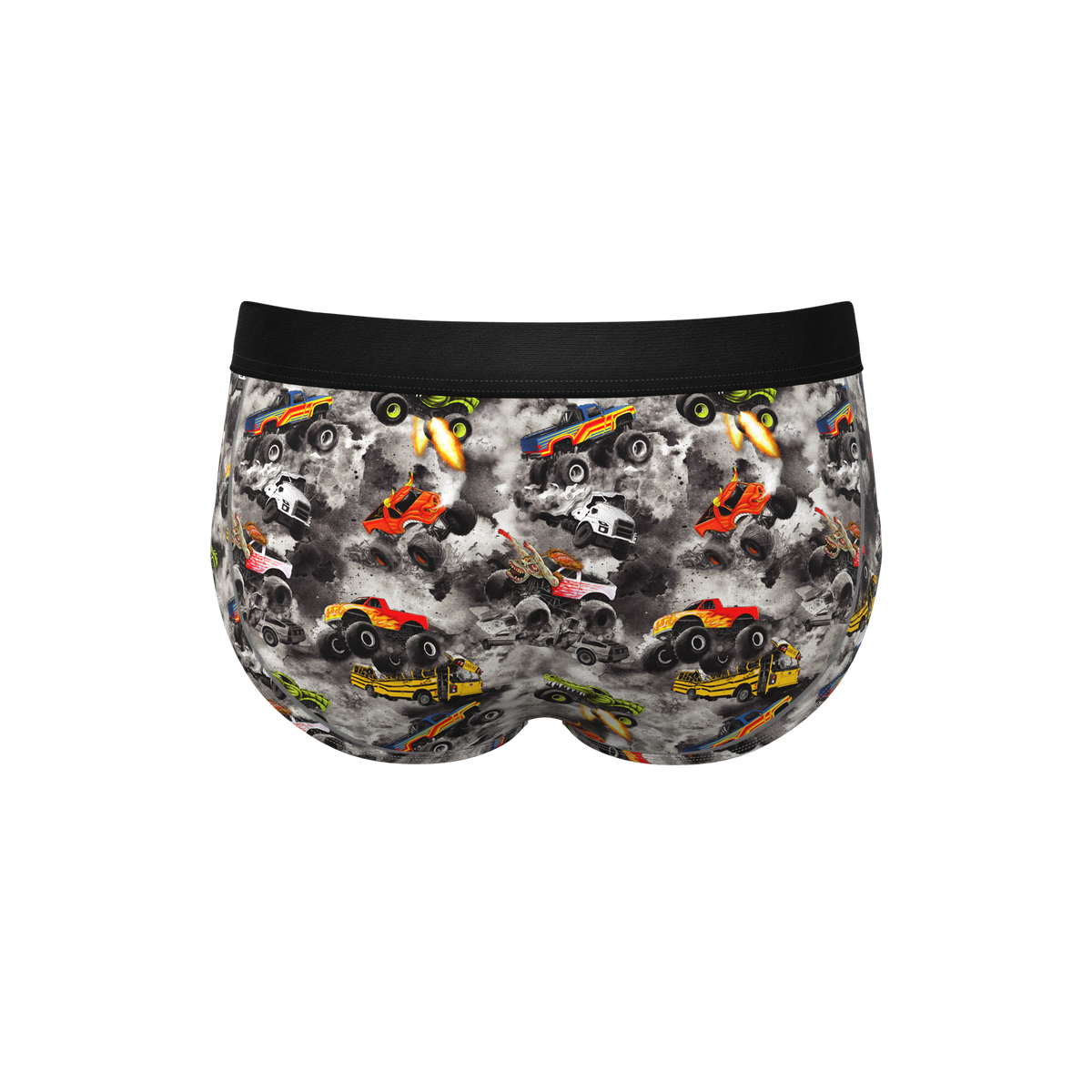 The Here Be Monsters | Monster Truck Ball Hammock® Pouch Underwear Briefs - Shinesty