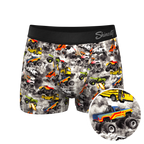 The Here Be Monsters | Monster Truck Ball Hammock® Pouch Trunks Underwear - Shinesty
