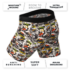 The Here Be Monsters | Monster Truck Ball Hammock® Boxer - Long Leg - Shinesty