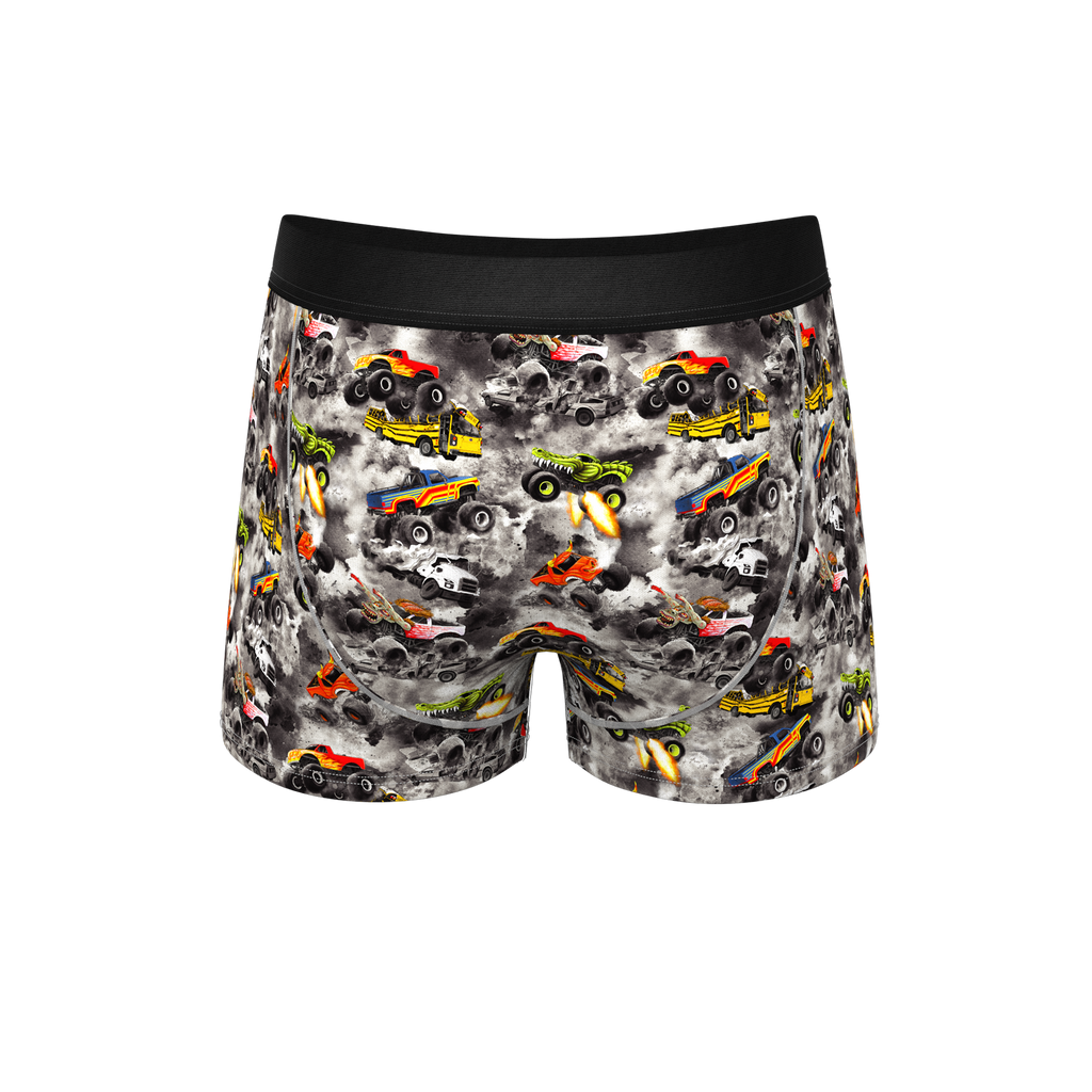 The Here Be Monsters | Monster Truck Ball Hammock® Pouch Trunks Underwear - Shinesty