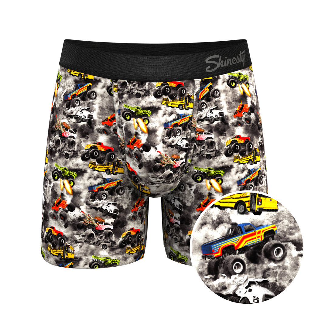 The Here Be Monsters | Monster Truck Ball Hammock® Pouch Underwear - Shinesty