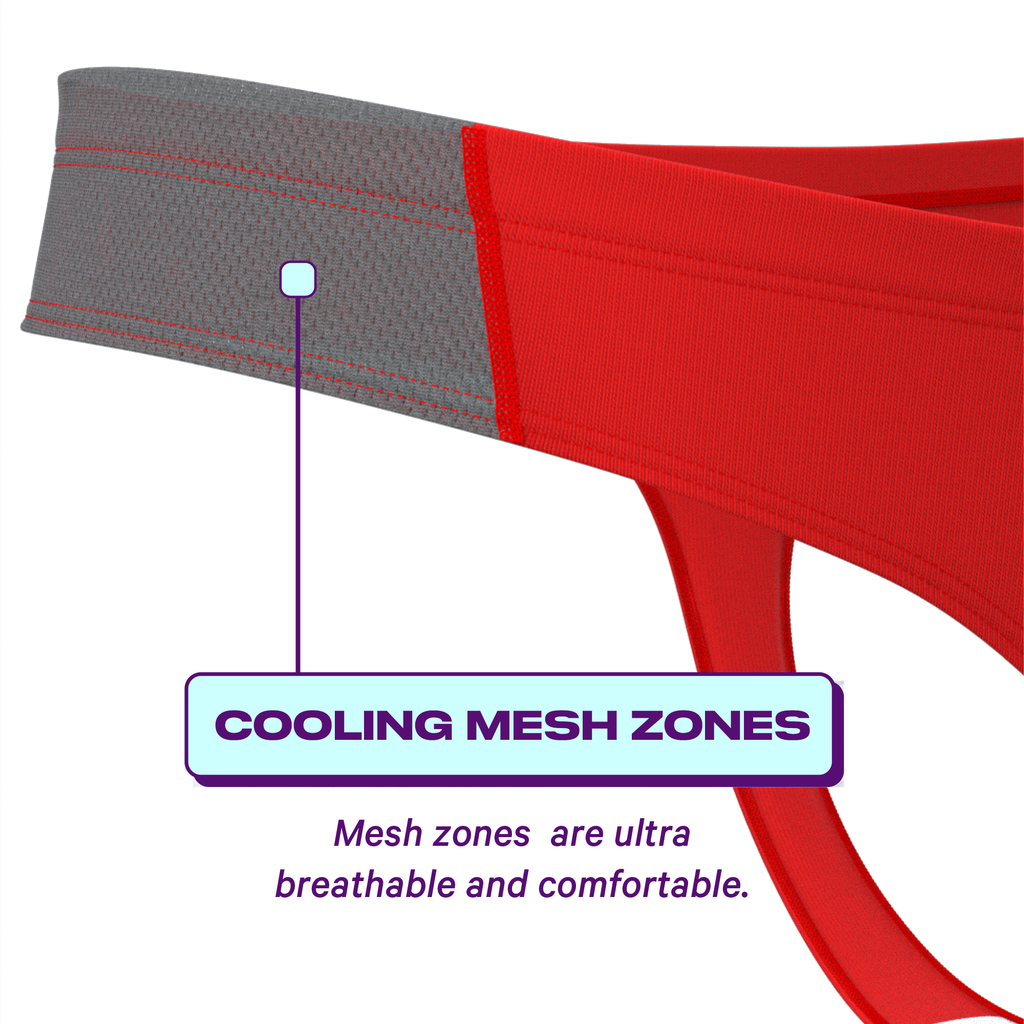 The High Caliber | Red paradICE™ Cooling Thong - Shinesty