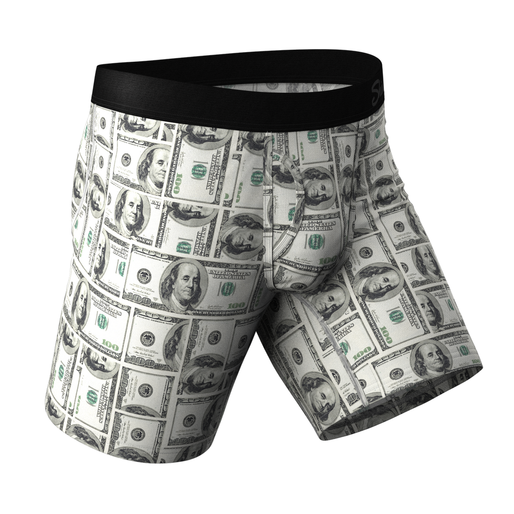 The High Roller | Money Ball Hammock® Boxer - Long Leg - Shinesty