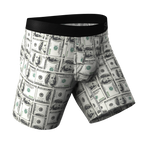 The High Roller | Money Ball Hammock® Boxer - Long Leg - Shinesty