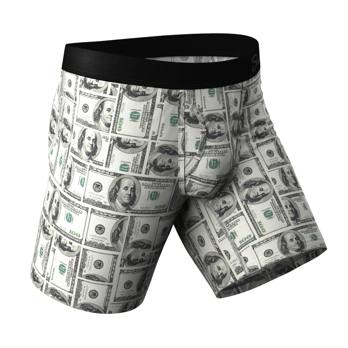 The High Roller | Money Ball Hammock® Boxer - Long Leg - Shinesty