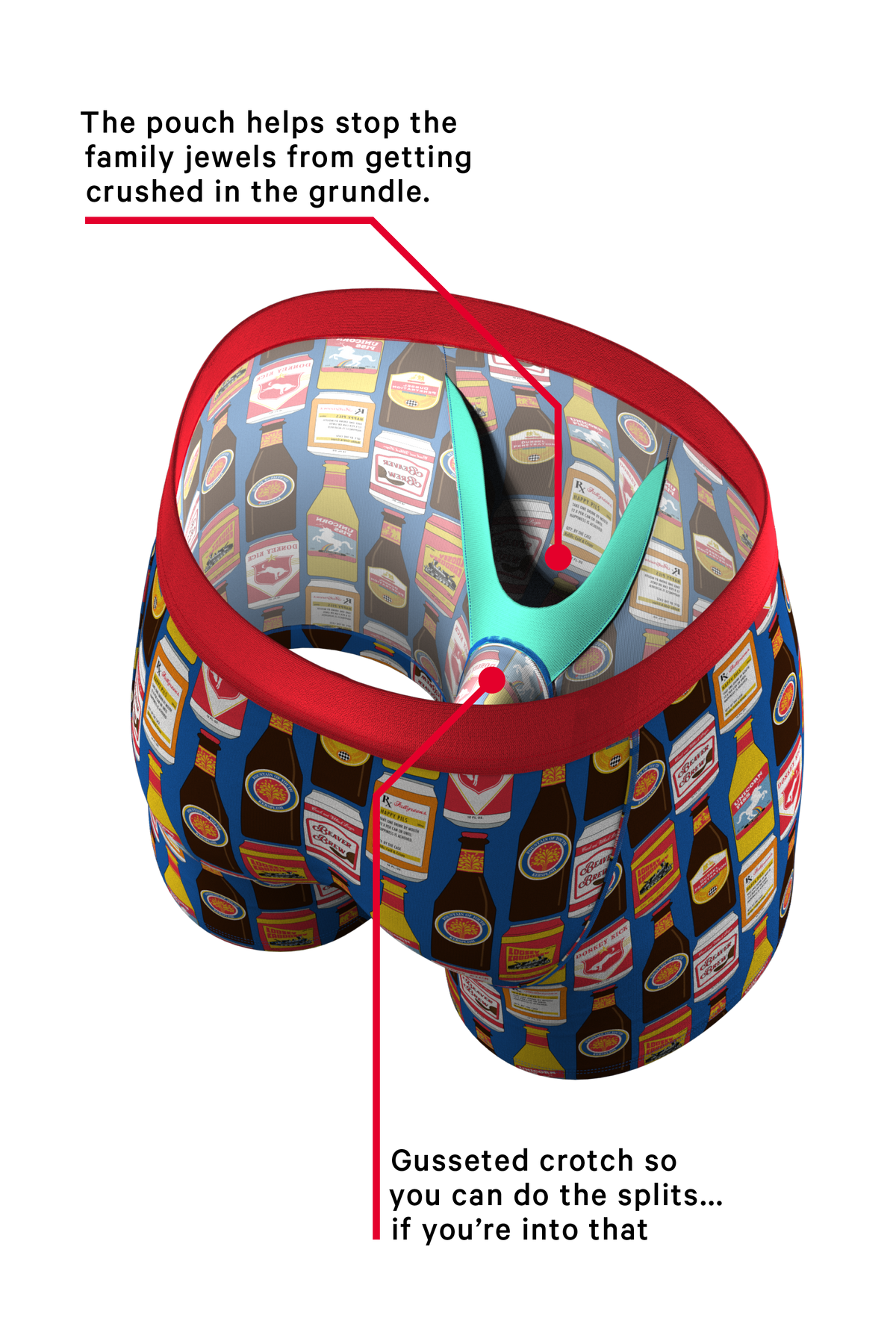 The Hop Nectar | Beer Ball Hammock® Pouch Underwear - Shinesty