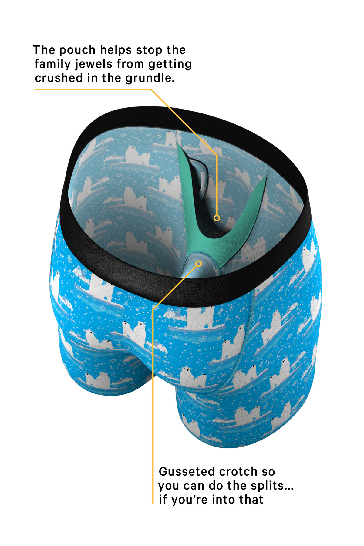 The How Coke Is Made | Polar Bears Ball Hammock® Boxer - Long Leg - Shinesty