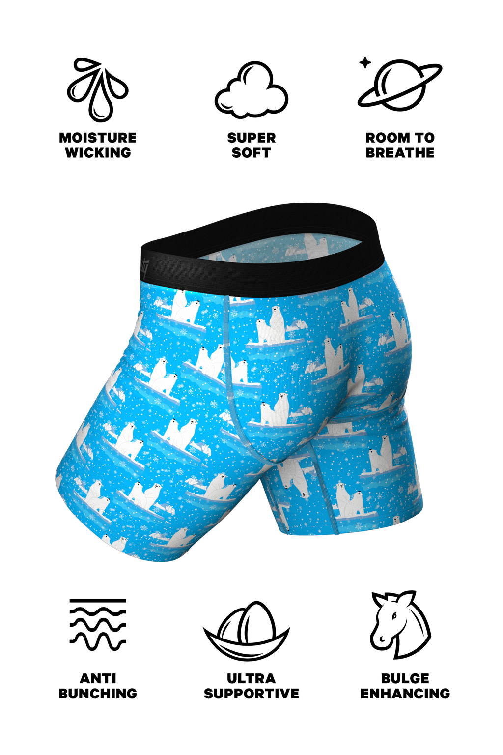 The How Coke Is Made | Polar Bears Ball Hammock® Boxer - Long Leg - Shinesty