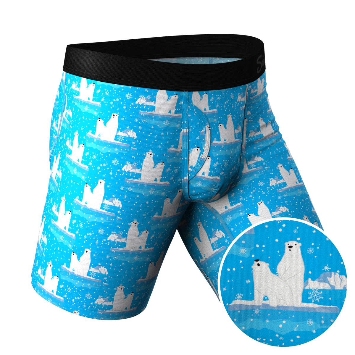 The How Coke Is Made | Polar Bears Ball Hammock® Boxer - Long Leg - Shinesty