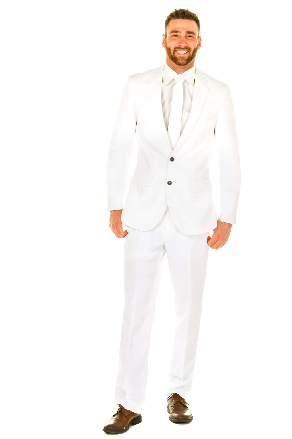 White Lightning | Mens White Suit - Shinesty