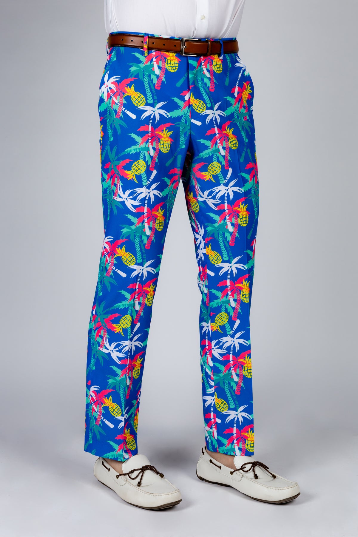 The Date Night | Palm Trees and Pineapples Tropical Pants - Shinesty