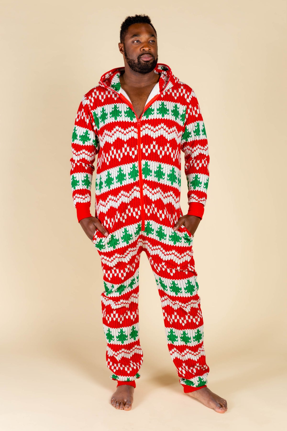 The Red Ryder | Knit Print Christmas Onesie - Shinesty