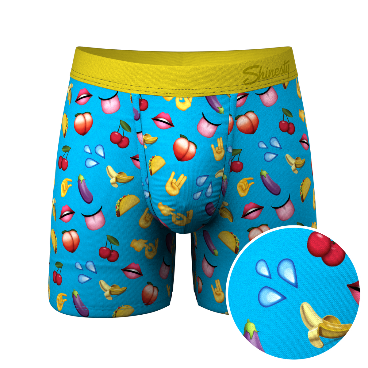 The Innuendo | Emoji Ball Hammock® Pouch Underwear - Shinesty
