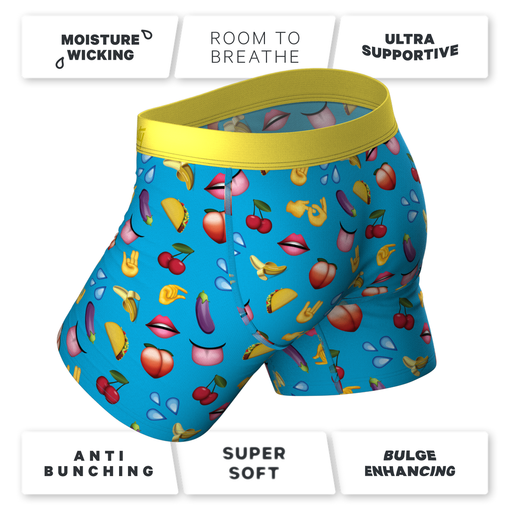 The Innuendo | Emoji Ball Hammock® Pouch Underwear - Shinesty