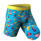 The Innuendo | Emoji Ball Hammock® Boxer - Long Leg - Shinesty