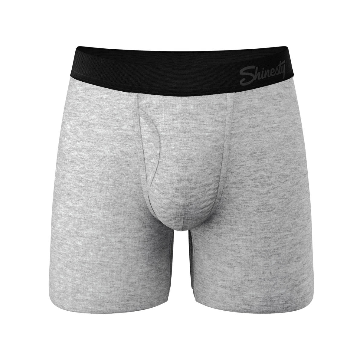 The Intramural Champ | Heathered Grey Ball Hammock® Pouch Underwear With Fly - Shinesty