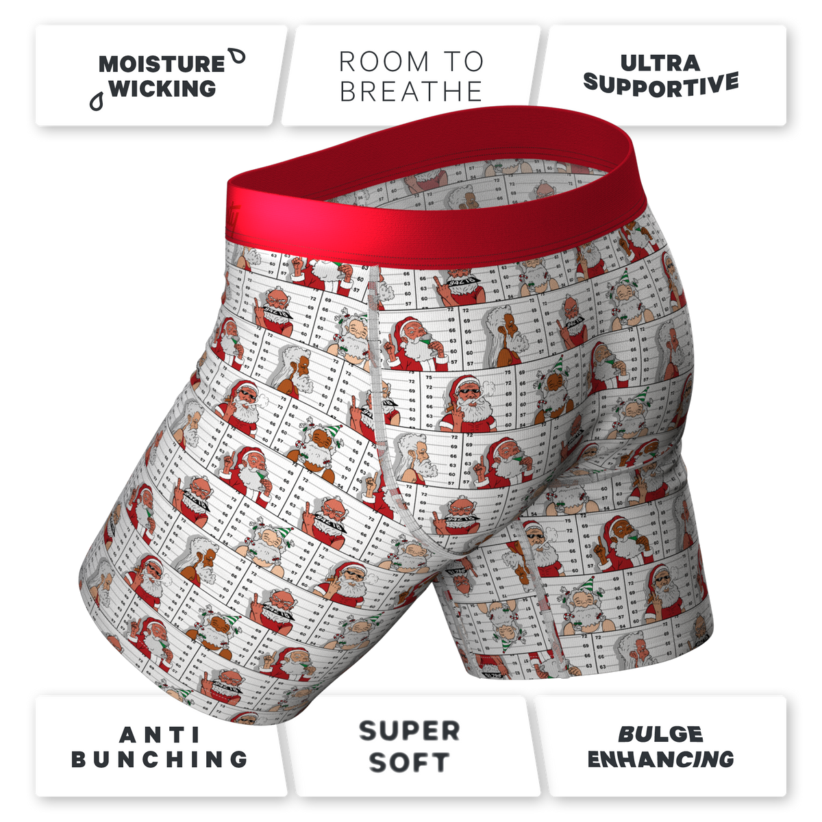 The Jailbird | Mugshot Ball Hammock® Boxer - Long Leg - Shinesty