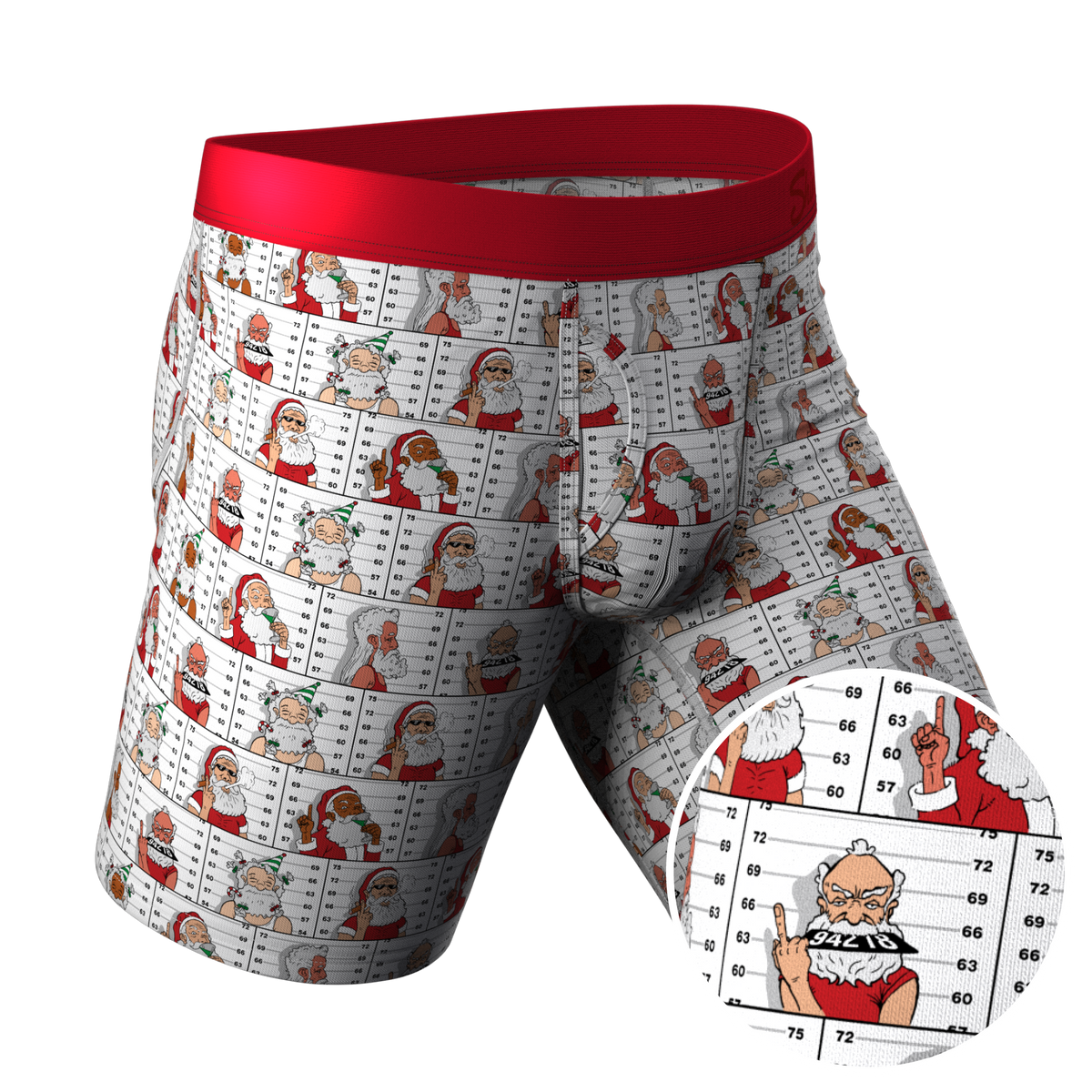 The Jailbird | Mugshot Ball Hammock® Boxer - Long Leg - Shinesty
