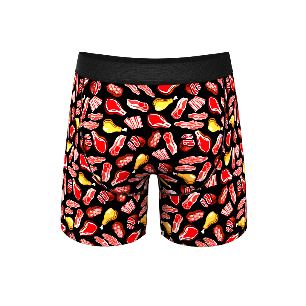 The Juicy Loins | Meat Ball Hammock® Pouch Underwear With Fly - Shinesty
