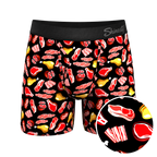 The Juicy Loins | Meat Ball Hammock® Pouch Underwear With Fly - Shinesty