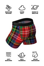 The Kiss Me There | Mistletoe Ball Hammock® Pouch Underwear With Fly - Shinesty