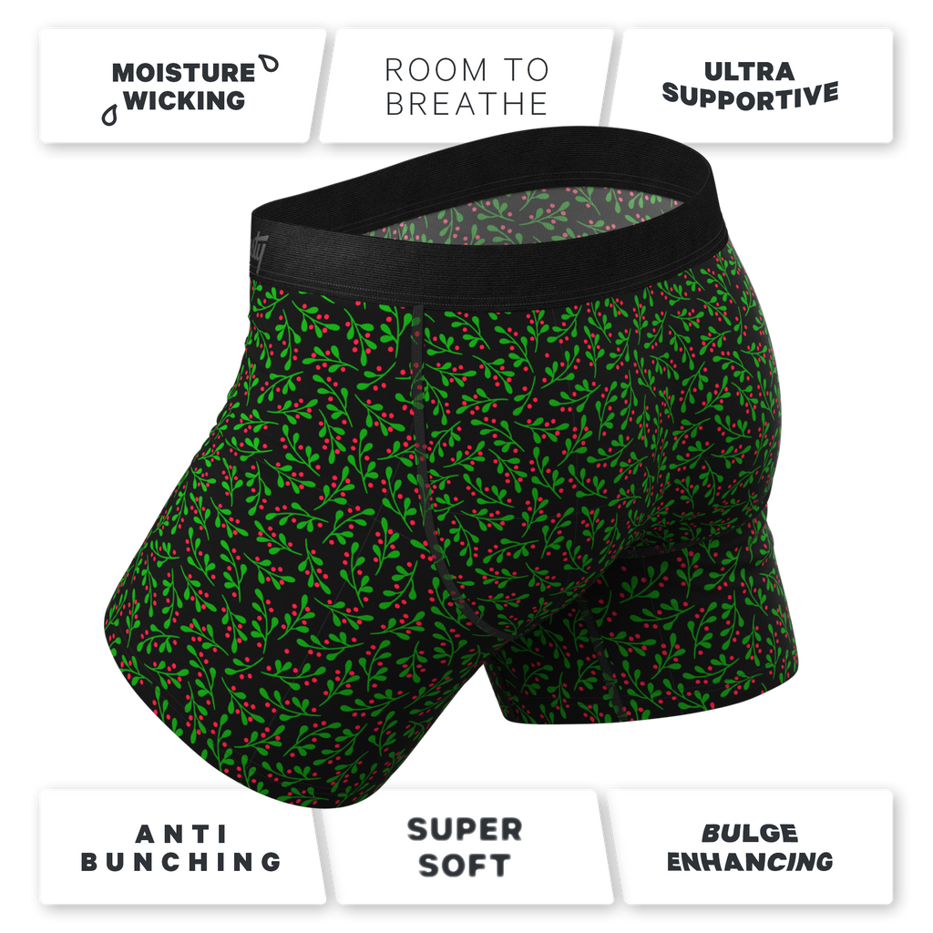 The Kiss Me There | Mistletoe Ball Hammock® Pouch Underwear - Shinesty