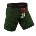 The Kiss Me There | Mistletoe Ball Hammock® Boxer - Long Leg - Shinesty
