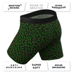 The Kiss Me There | Mistletoe Ball Hammock® Boxer - Long Leg - Shinesty