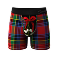 The Kiss Me There | Mistletoe Ball Hammock® Pouch Underwear With Fly - Shinesty
