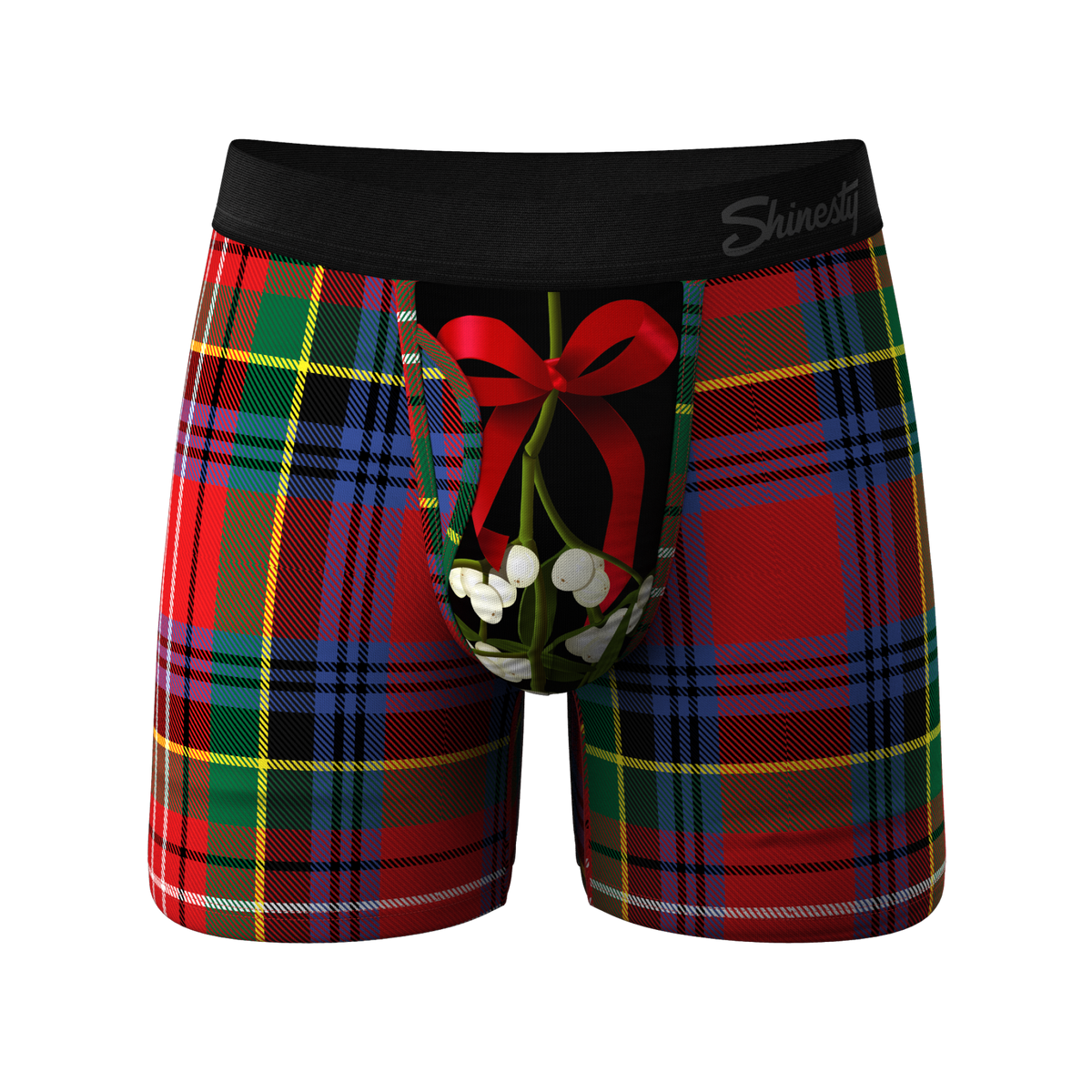 The Kiss Me There | Mistletoe Ball Hammock® Pouch Underwear With Fly - Shinesty