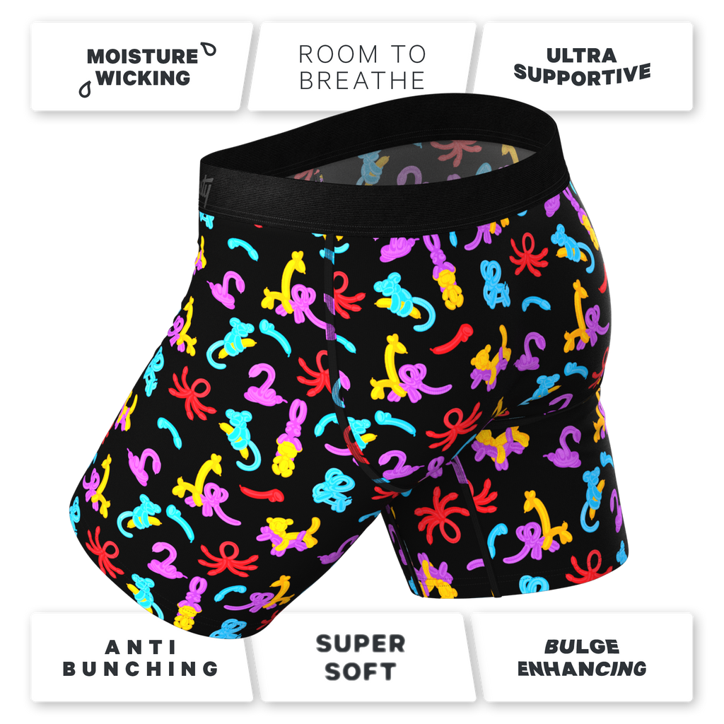 The Knot Tonights | Balloon Animal Ball Hammock® Boxer - Long Leg - Shinesty