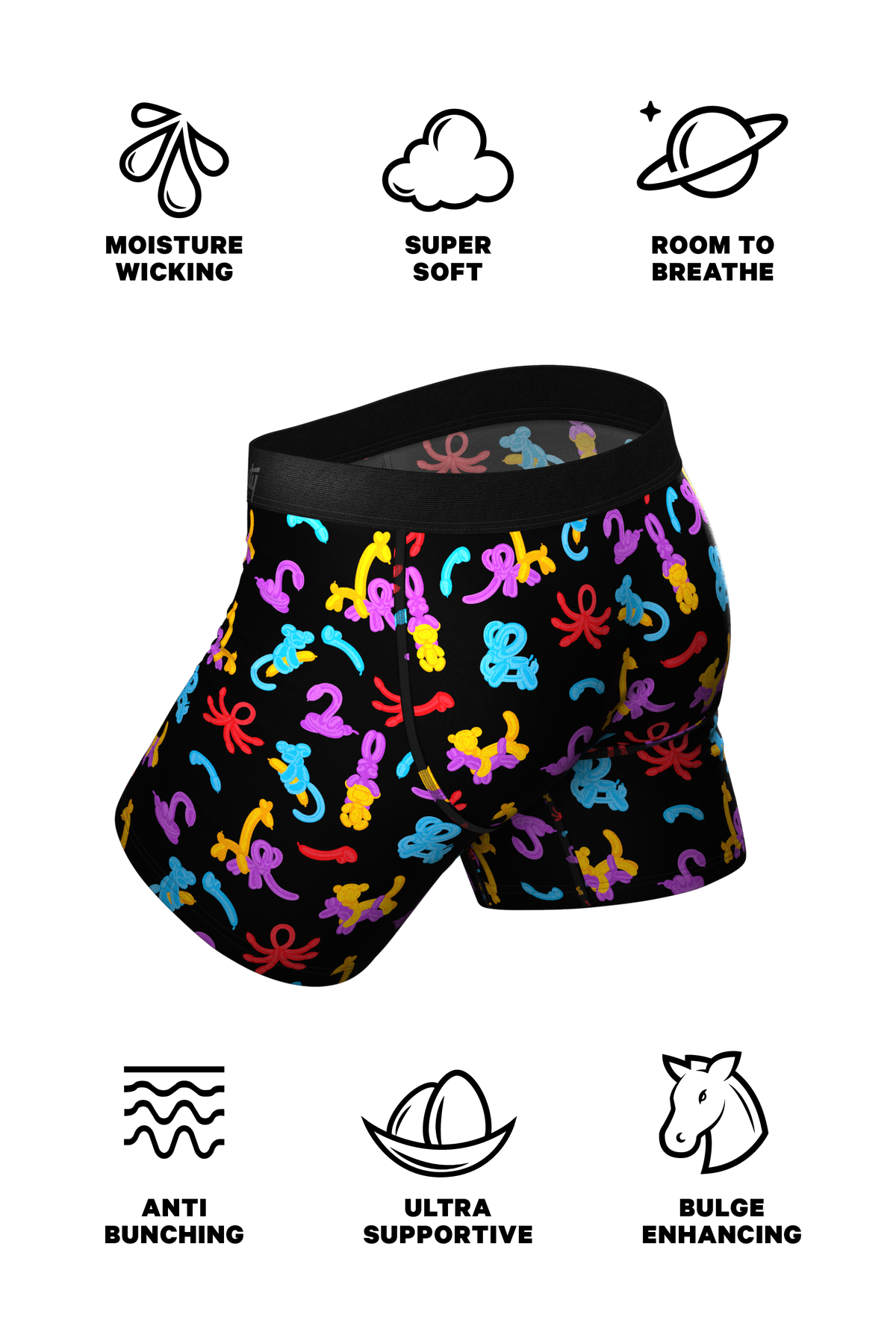 The Knot Tonights | Balloon Animal Ball Hammock® Pouch Underwear - Shinesty