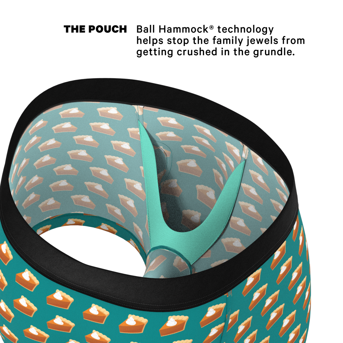 The Last Course | Pumpkin Pie Ball Hammock® Pouch Trunks Underwear - Shinesty