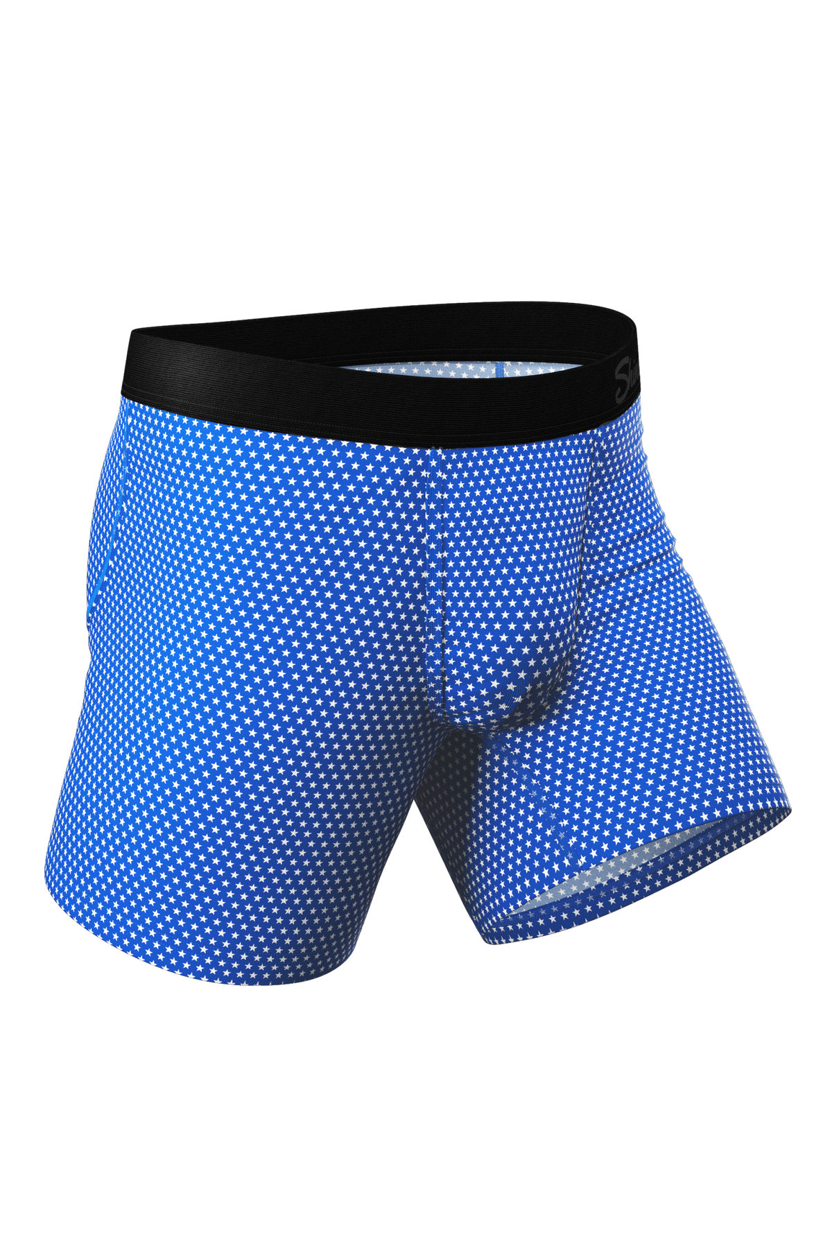 The Manhattan Man | Light Blue Stars Ball Hammock® Pouch Underwear - Shinesty
