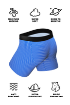 The Manhattan Man | Light Blue Stars Ball Hammock® Pouch Underwear - Shinesty