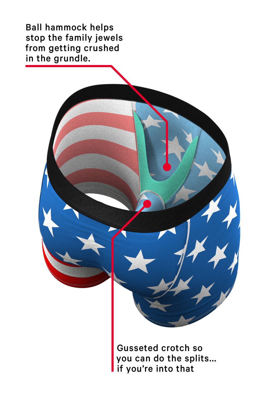 The Mascot | Eagle Ball Hammock® Boxer and Sock Pack - Shinesty