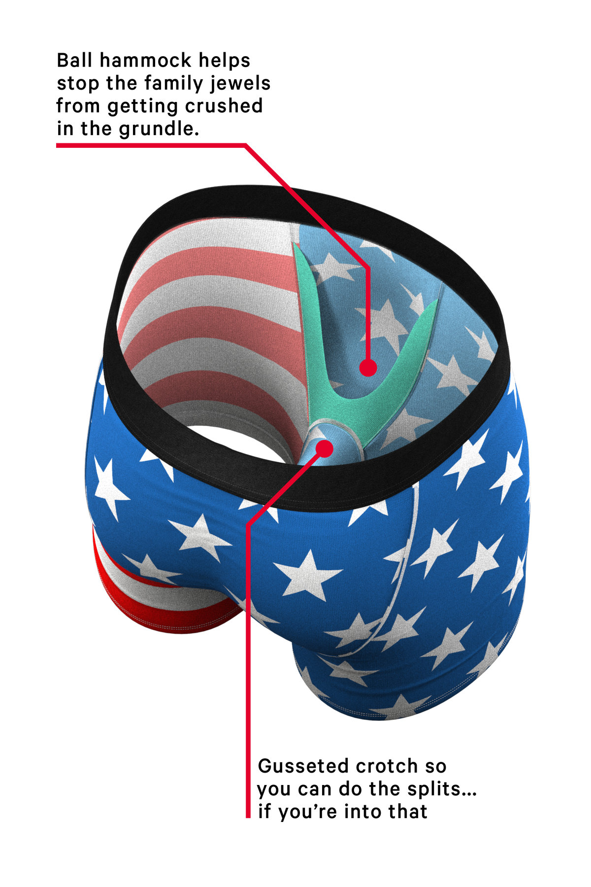 The Mascot | Eagle Sock & Ball Hammock® With Fly Pack - Shinesty