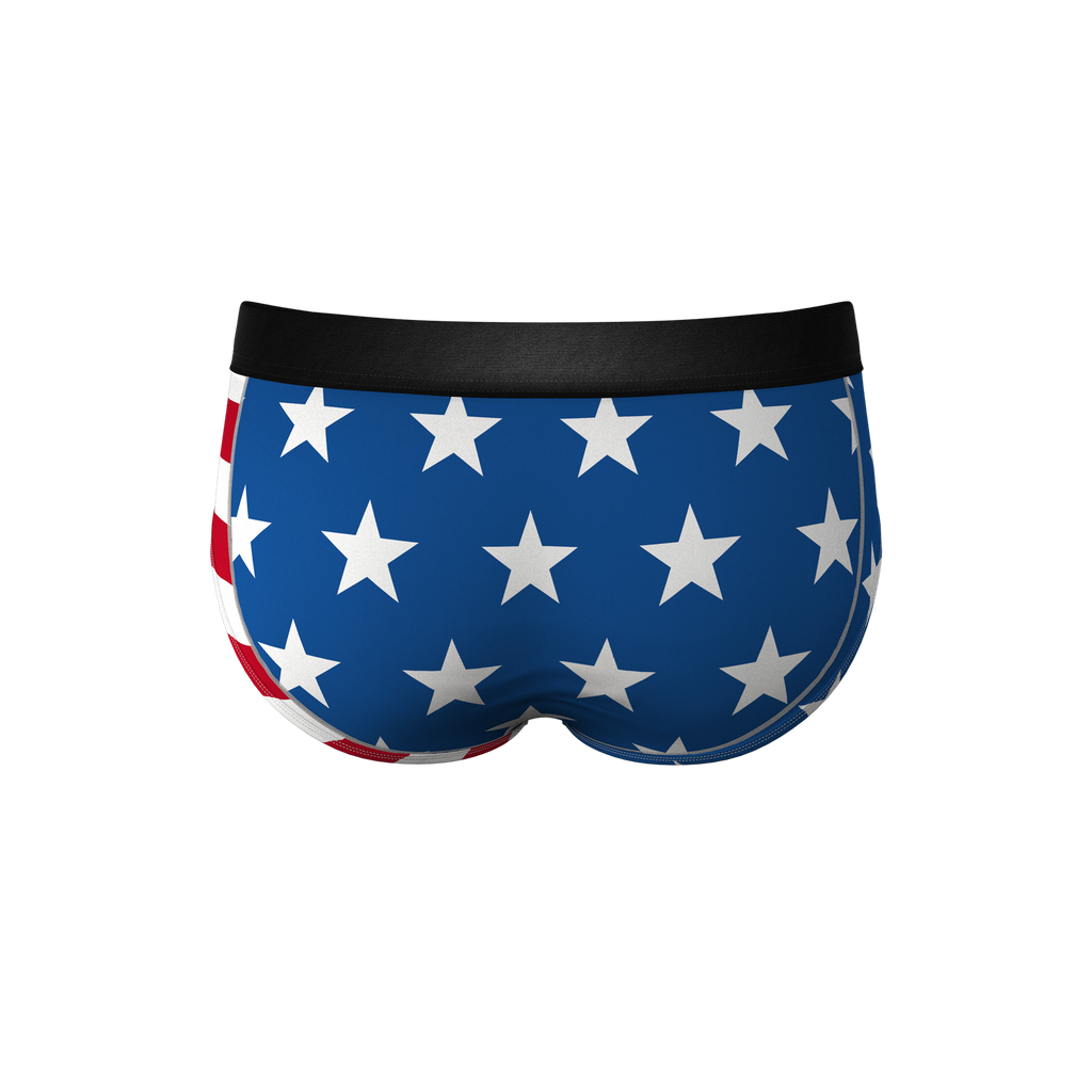 The Mascot | American Flag Ball Hammock® Pouch Underwear Briefs - Shinesty