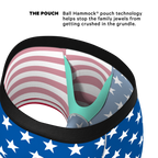 The Mascot | American Flag Ball Hammock® Pouch Trunks Underwear - Shinesty