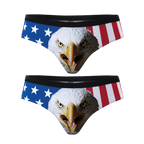 The Mascot | USA Cheeky Underwear Couples Matching 2 Pack - Shinesty