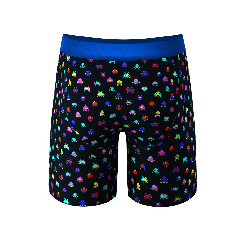The Master Blaster | Video Game Ball Hammock® Boxer - Long Leg - Shinesty