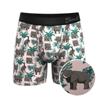 The Maximus | Tropical Elephant Ball Hammock® Pouch Underwear With Fly - Shinesty