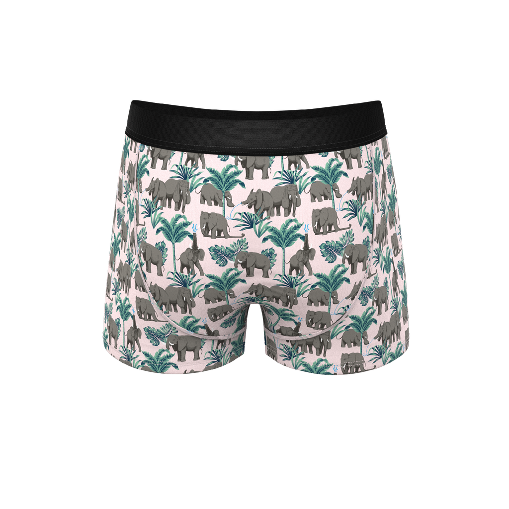 The Maximus | Tropical Elephant Ball Hammock® Pouch Trunks Underwear - Shinesty