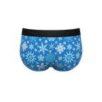 The Melt In Your Mouth | Glow In The Dark Naughty Snowflakes Ball Hammock® Pouch Underwear Briefs - Shinesty